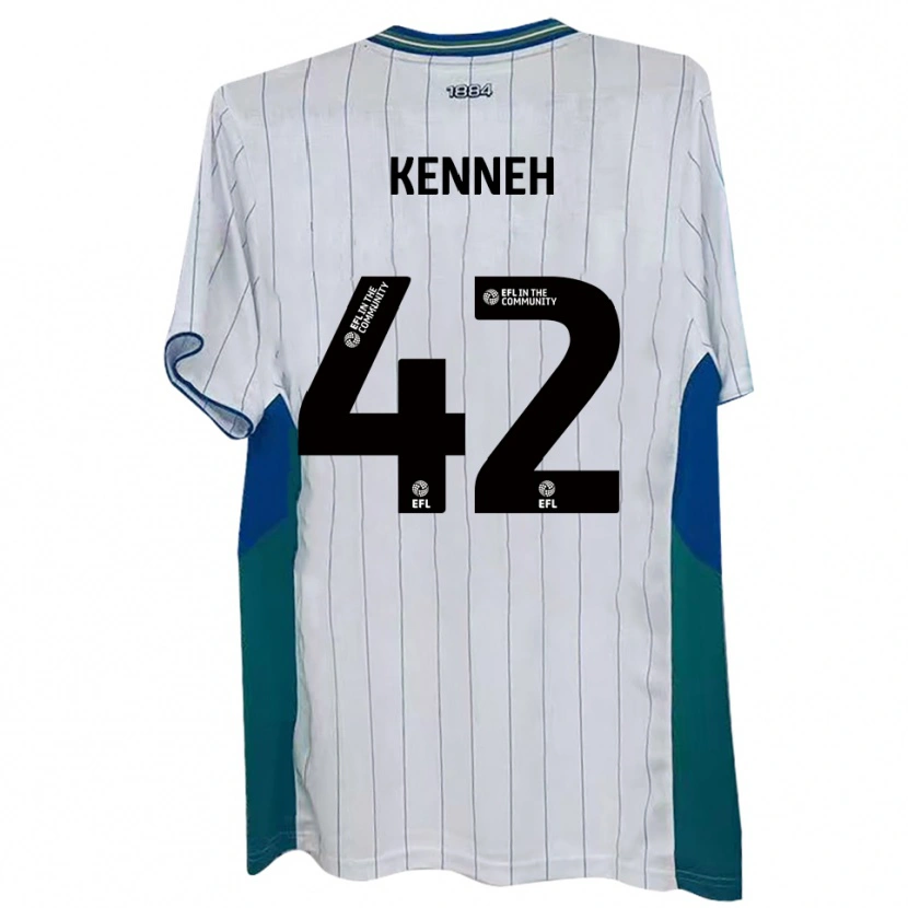 Danxen Kid Nohan Kenneh #42 White Green Blue Home Jersey 2025/26 T-Shirt