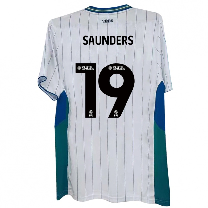 Danxen Kid Harvey Saunders #19 White Green Blue Home Jersey 2025/26 T-Shirt