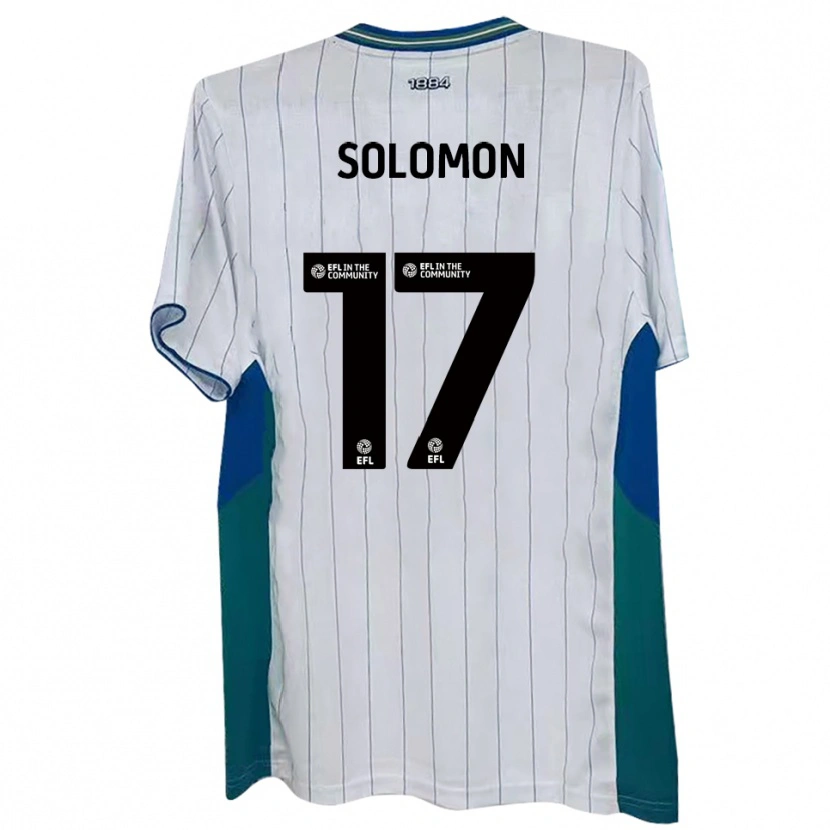 Danxen Kid Sol Solomon #17 White Green Blue Home Jersey 2025/26 T-Shirt