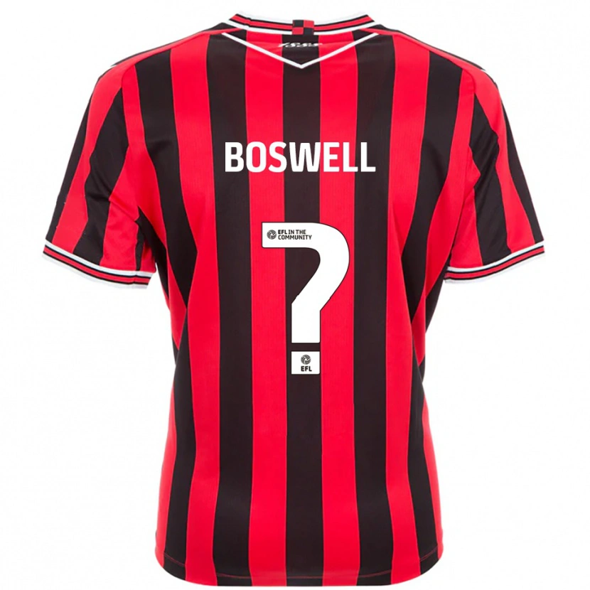 Danxen Kid Lucy Boswell #0 Red Black Home Jersey 2025/26 T-Shirt