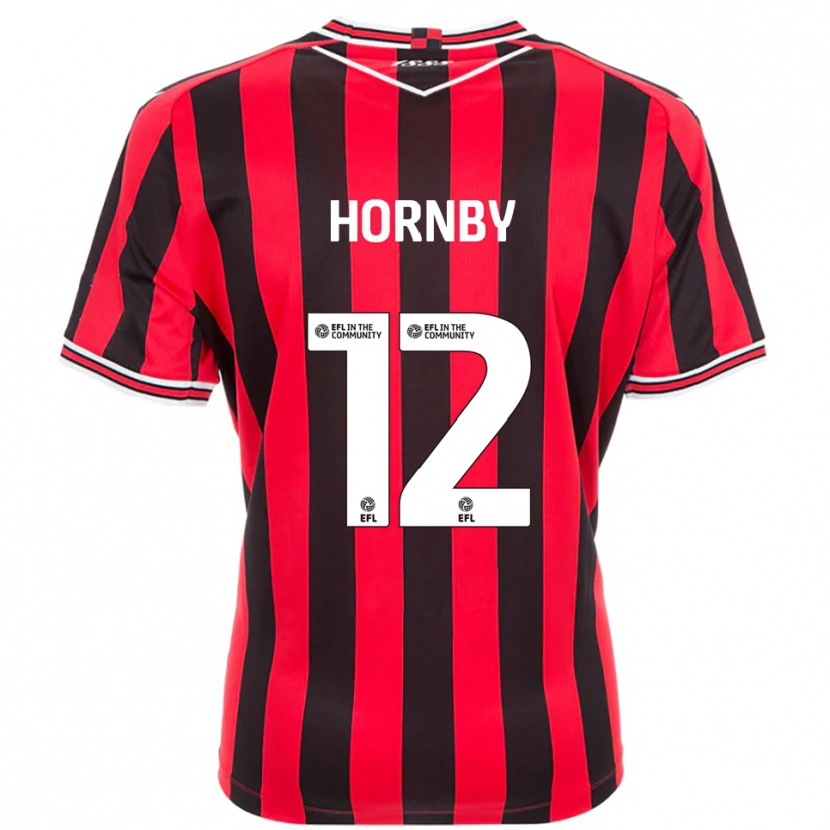Danxen Kid Sam Hornby #12 Red Black Home Jersey 2025/26 T-Shirt
