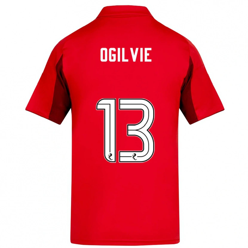 Danxen Kid Francesca Ogilvie #13 Red Burgundy Home Jersey 2025/26 T-Shirt