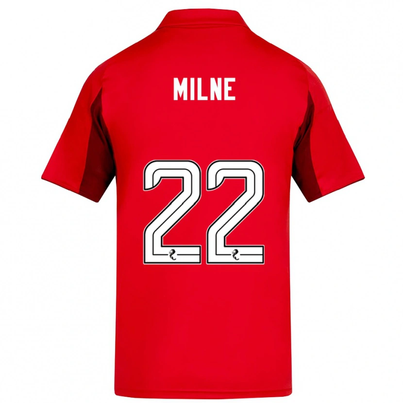 Danxen Kid Jack Milne #22 Red Burgundy Home Jersey 2025/26 T-Shirt