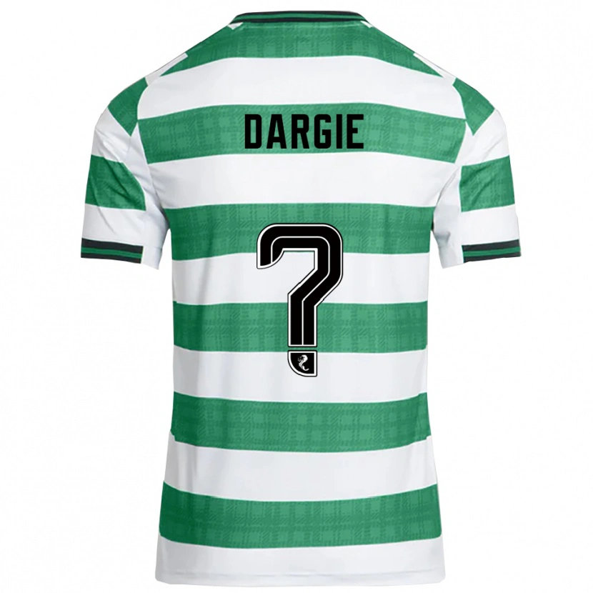 Danxen Kid Ryhs Dargie #0 Green White Home Jersey 2025/26 T-Shirt