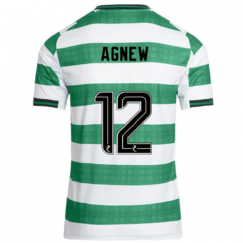 Danxen Kid Murphy Agnew #12 Green White Home Jersey 2025/26 T-Shirt