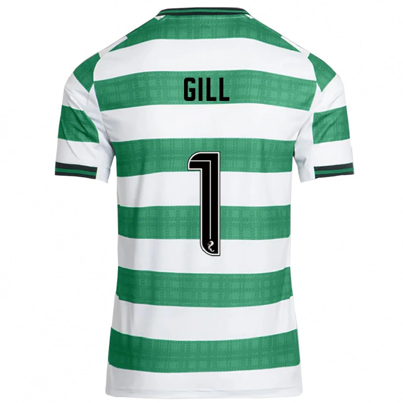 Danxen Kid Marcus Gill #1 Green White Home Jersey 2025/26 T-Shirt