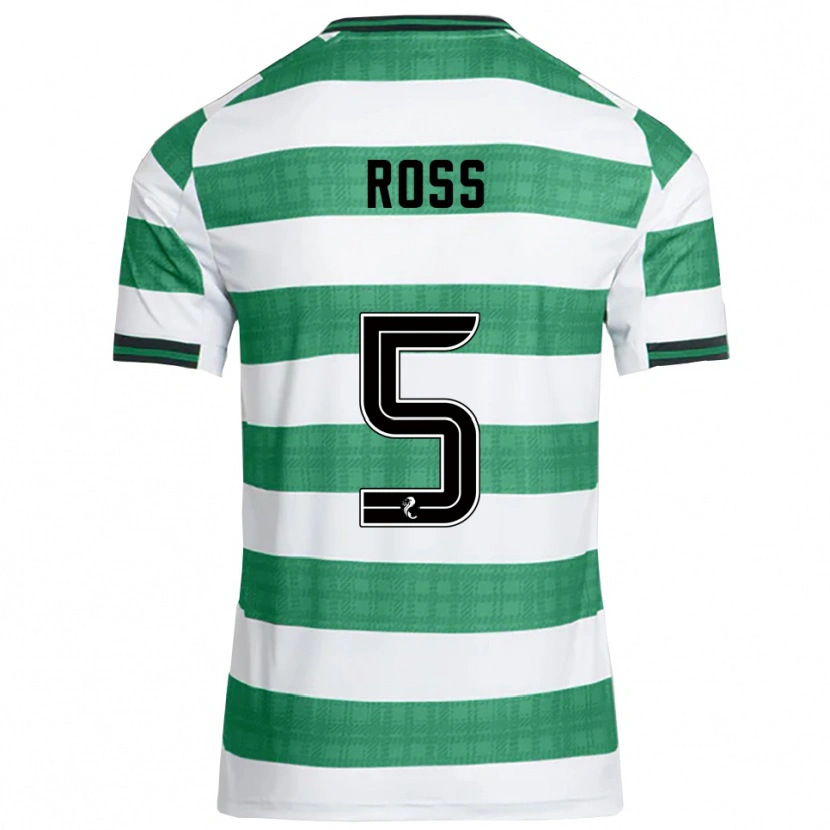 Danxen Kid Natalie Ross #5 Green White Home Jersey 2025/26 T-Shirt
