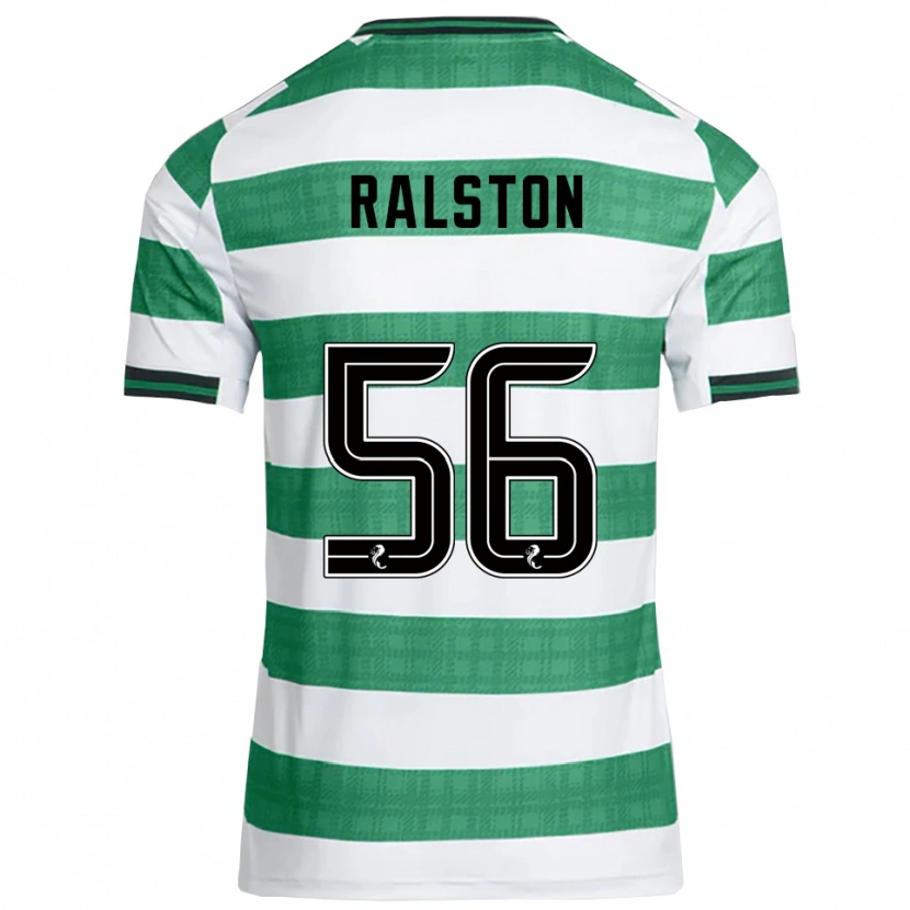 Danxen Kid Anthony Ralston #56 Green White Home Jersey 2025/26 T-Shirt