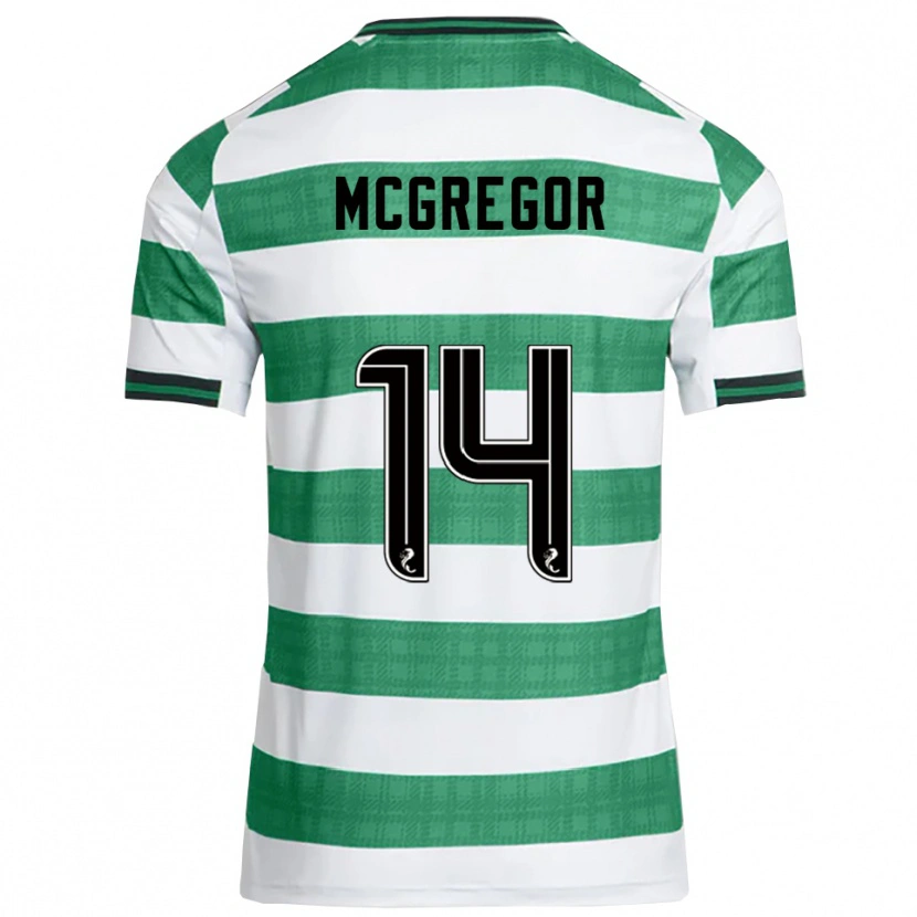 Danxen Kid Shannon Mcgregor #14 Green White Home Jersey 2025/26 T-Shirt
