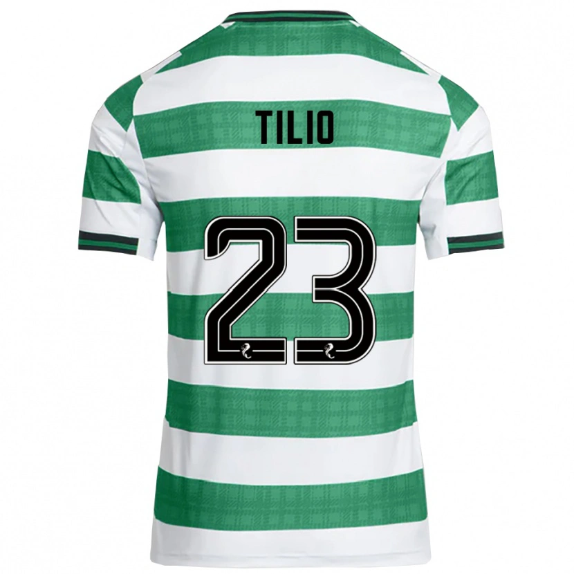 Danxen Kid Marco Tilio #23 Green White Home Jersey 2025/26 T-Shirt