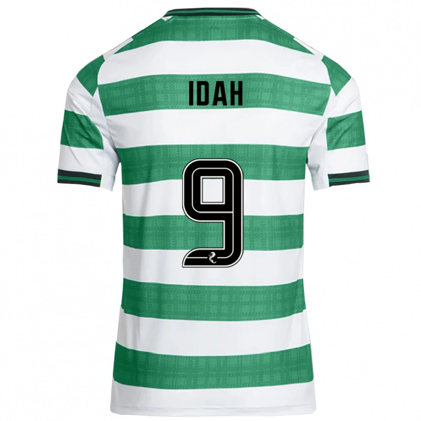 Danxen Kid Adam Idah #9 Green White Home Jersey 2025/26 T-Shirt
