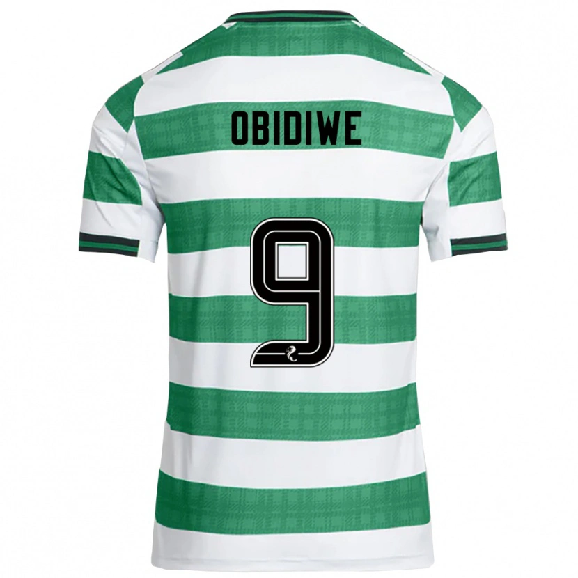 Danxen Kid Emmanuel Obidiwe #9 Green White Home Jersey 2025/26 T-Shirt