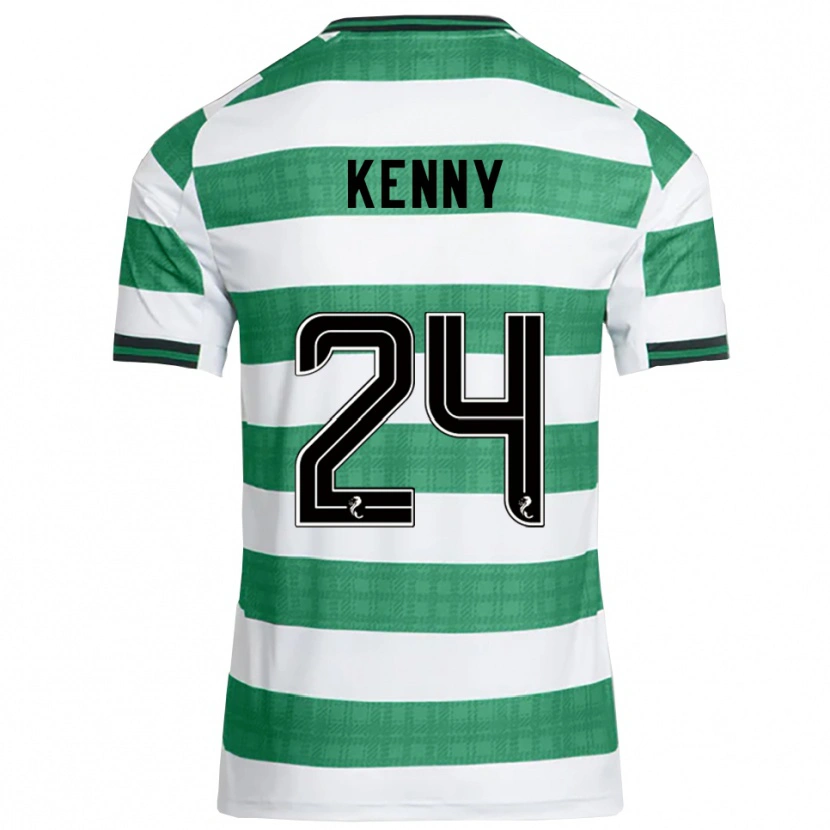 Danxen Kid Johnny Kenny #24 Green White Home Jersey 2025/26 T-Shirt