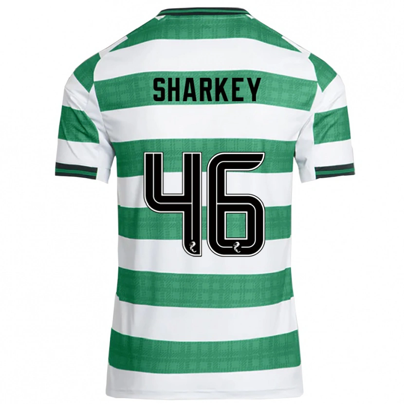 Danxen Kid Amy Sharkey #46 Green White Home Jersey 2025/26 T-Shirt