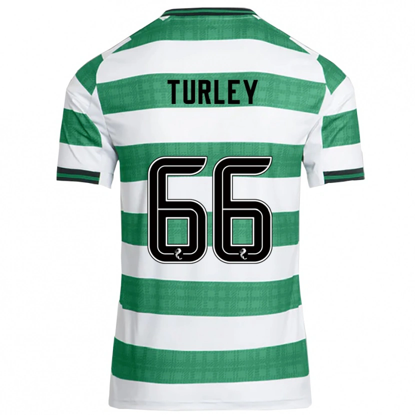 Danxen Kid Francis Turley #66 Green White Home Jersey 2025/26 T-Shirt