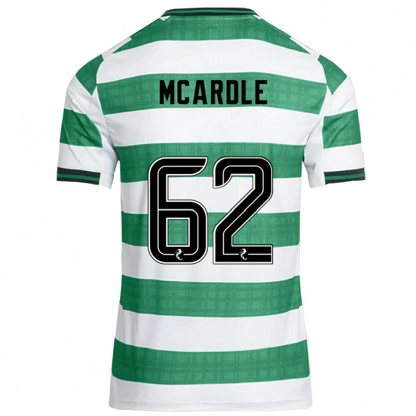 Danxen Kid Sean Mcardle #62 Green White Home Jersey 2025/26 T-Shirt