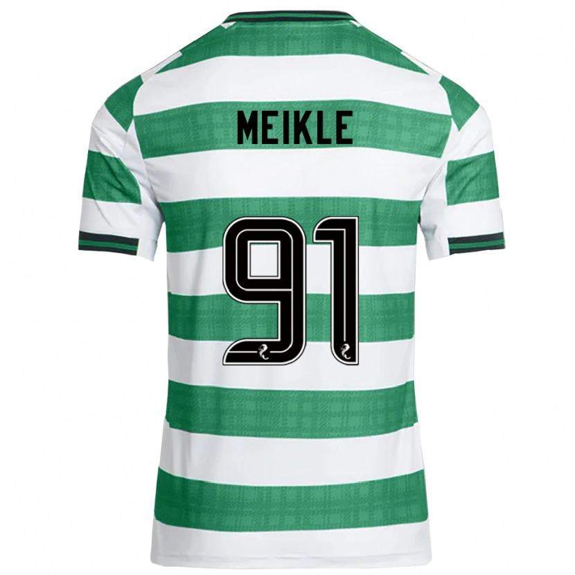 Danxen Kid Jamie Meikle #91 Green White Home Jersey 2025/26 T-Shirt