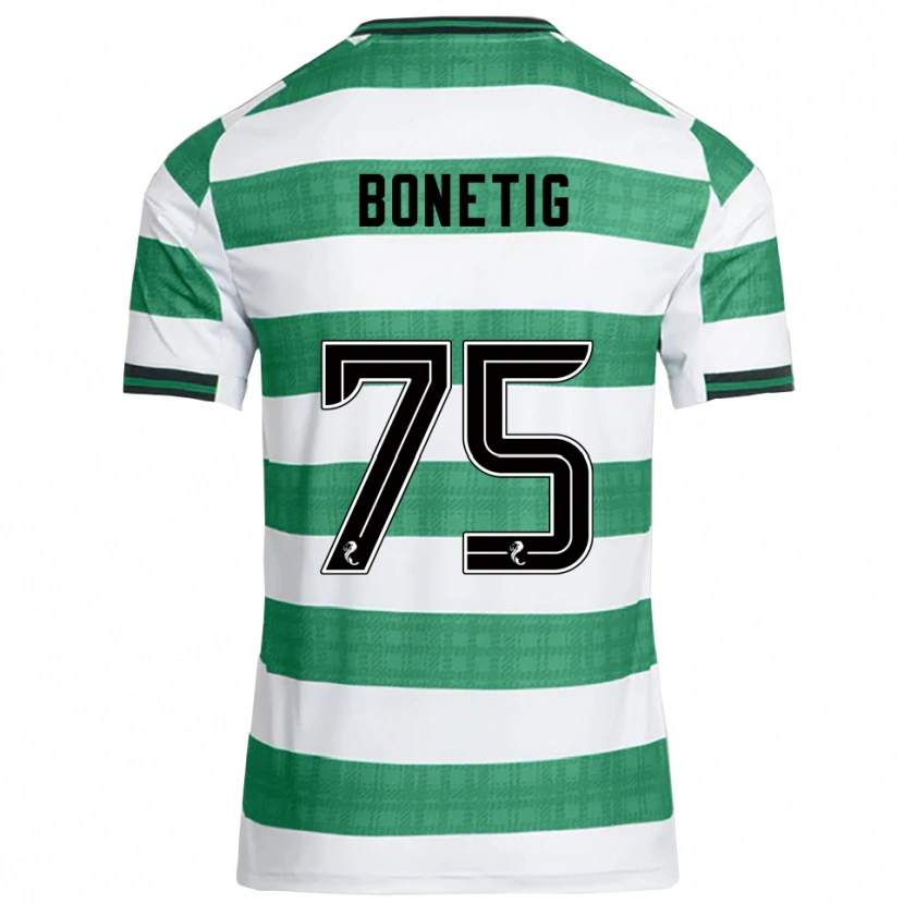 Danxen Kid Liam Bonetig #75 Green White Home Jersey 2025/26 T-Shirt