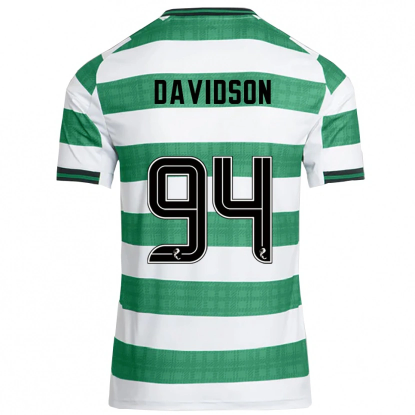 Danxen Kid Bruno Davidson #94 Green White Home Jersey 2025/26 T-Shirt