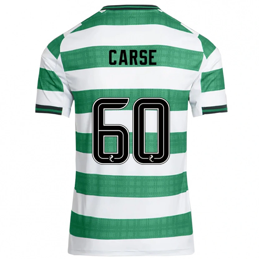 Danxen Kid Mackenzie Carse #60 Green White Home Jersey 2025/26 T-Shirt