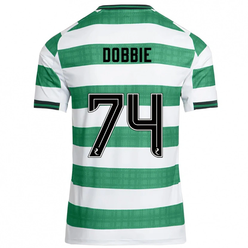 Danxen Kid Lewis Dobbie #74 Green White Home Jersey 2025/26 T-Shirt