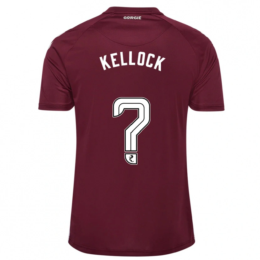 Danxen Kid Peter Kellock #0 Burgundy White Home Jersey 2025/26 T-Shirt