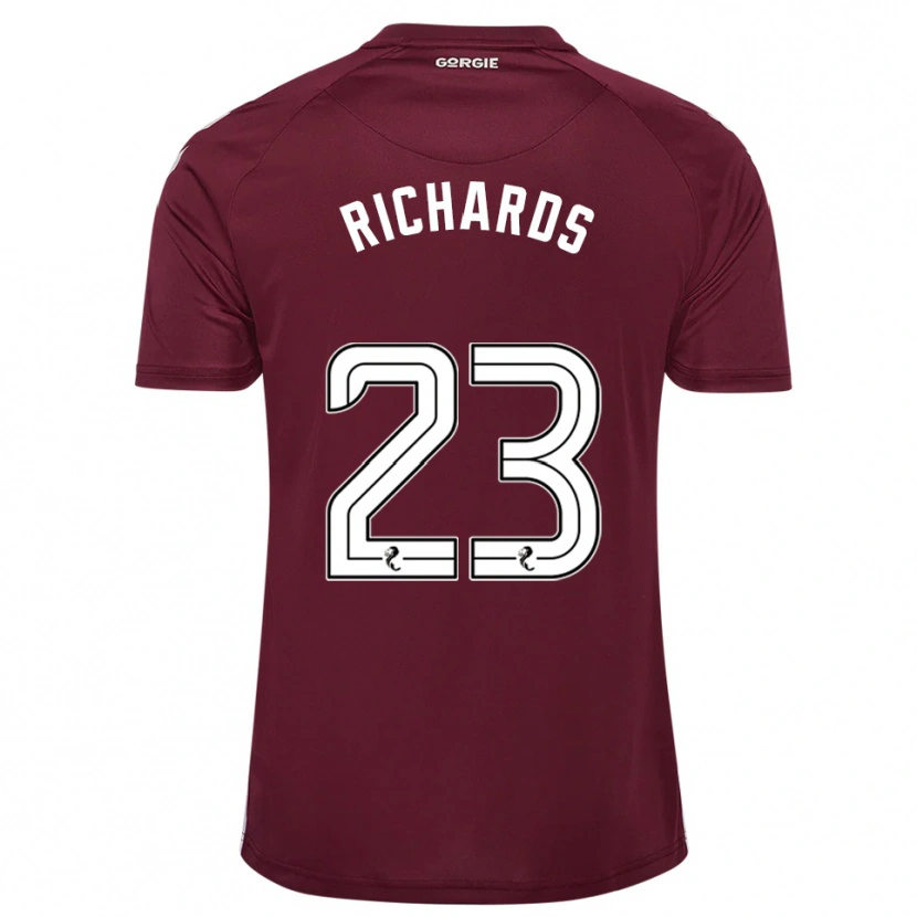 Danxen Kid Jackie Richards #23 Burgundy White Home Jersey 2025/26 T-Shirt