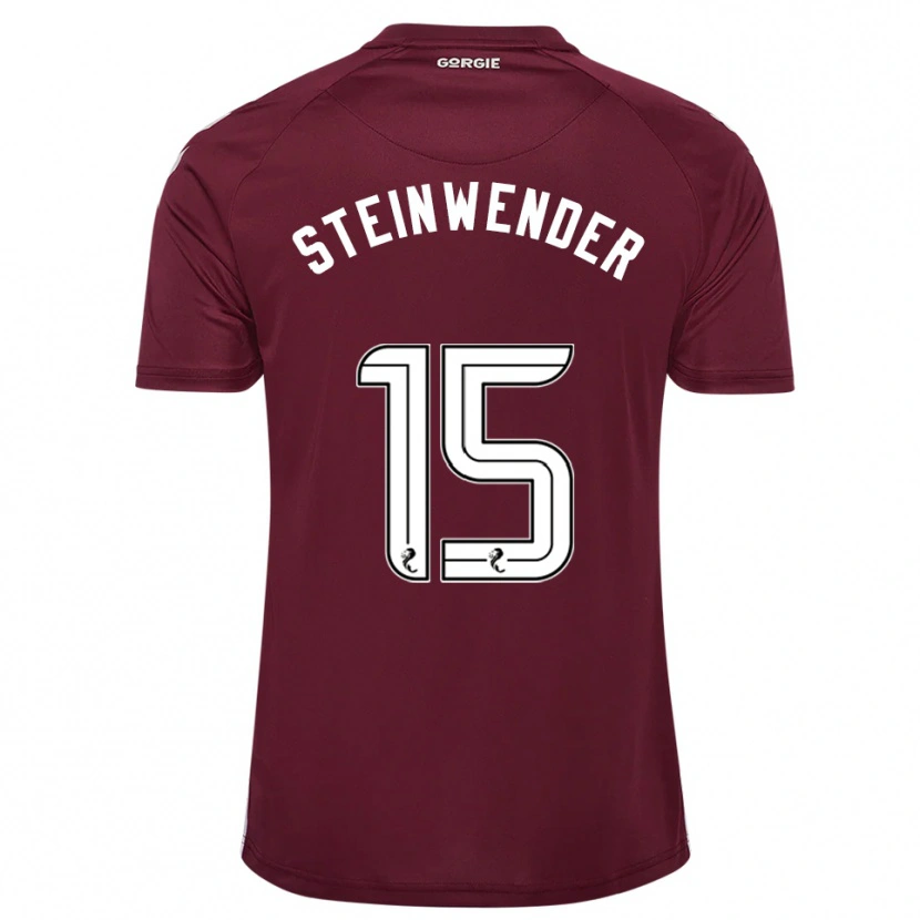 Danxen Kid Michael Steinwender #15 Burgundy White Home Jersey 2025/26 T-Shirt