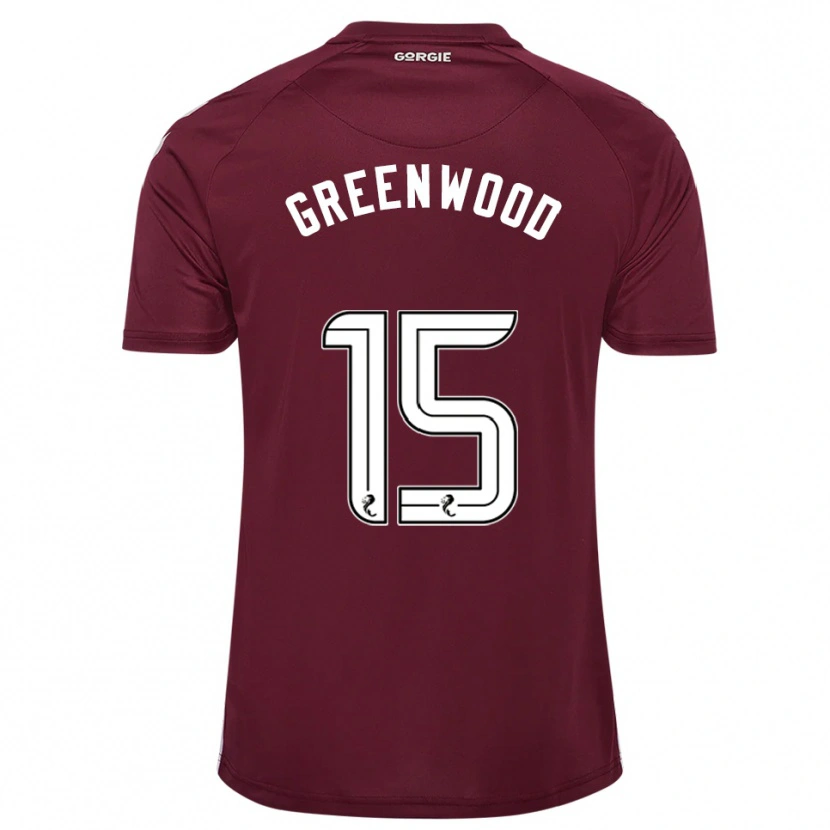 Danxen Kid Brodie Greenwood #15 Burgundy White Home Jersey 2025/26 T-Shirt