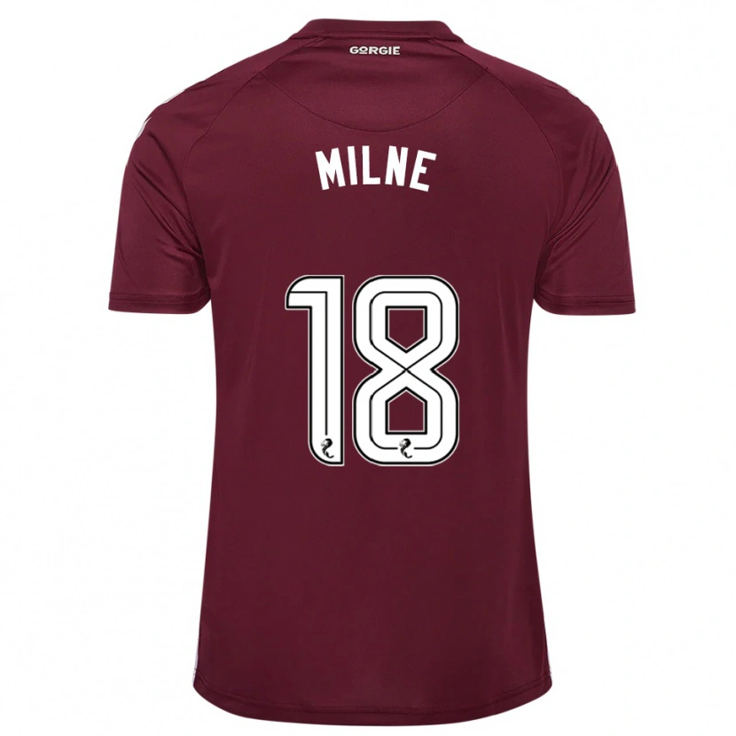 Danxen Kid Harry Milne #18 Burgundy White Home Jersey 2025/26 T-Shirt