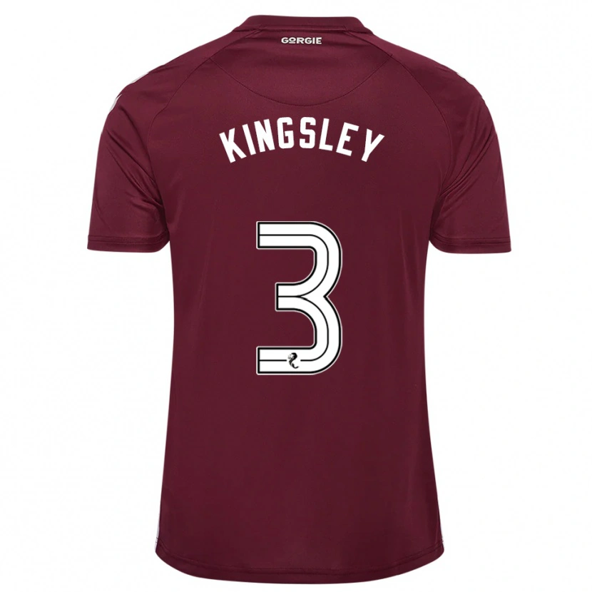 Danxen Kid Stephen Kingsley #3 Burgundy White Home Jersey 2025/26 T-Shirt