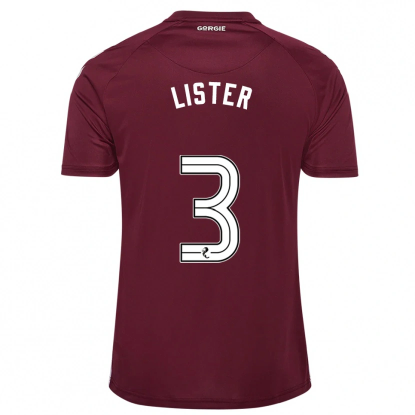 Danxen Kid Henry James #3 Burgundy White Home Jersey 2025/26 T-Shirt