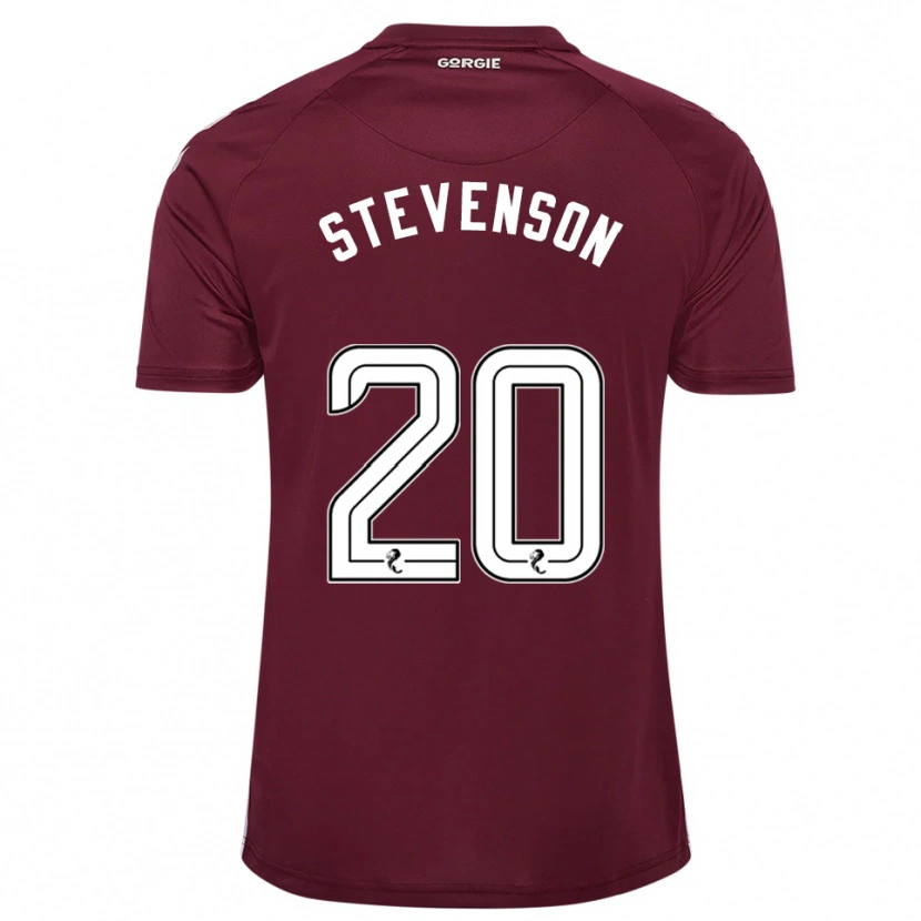 Danxen Kid Gus Stevenson #20 Burgundy White Home Jersey 2025/26 T-Shirt