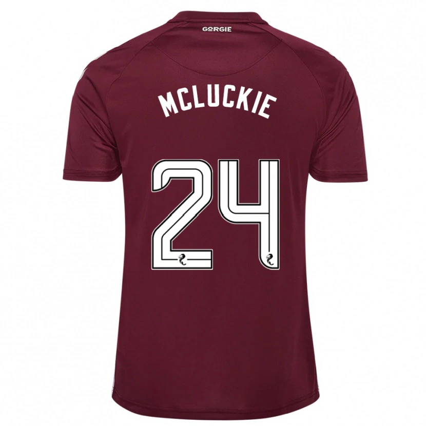 Danxen Kid Bobby Mcluckie #24 Burgundy White Home Jersey 2025/26 T-Shirt