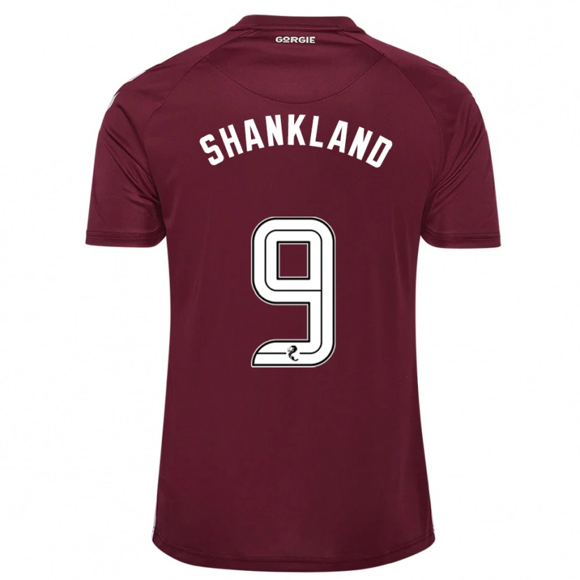 Danxen Kid Lawrence Shankland #9 Burgundy White Home Jersey 2025/26 T-Shirt