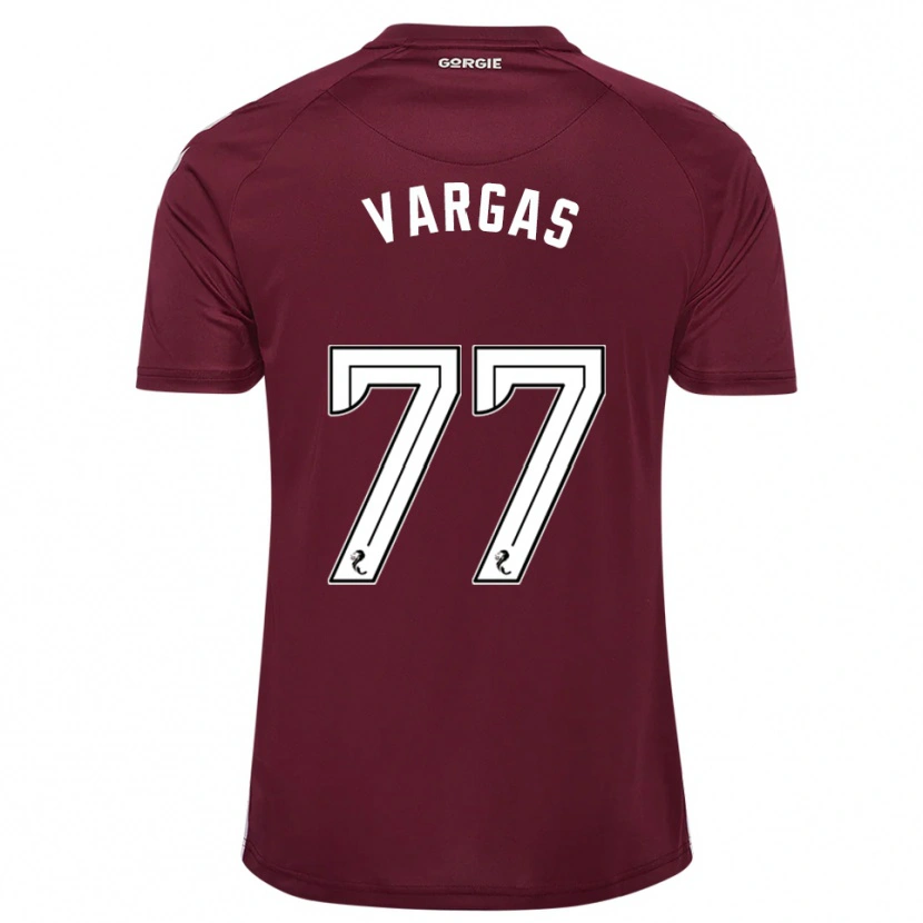 Danxen Kid Kenneth Vargas #77 Burgundy White Home Jersey 2025/26 T-Shirt