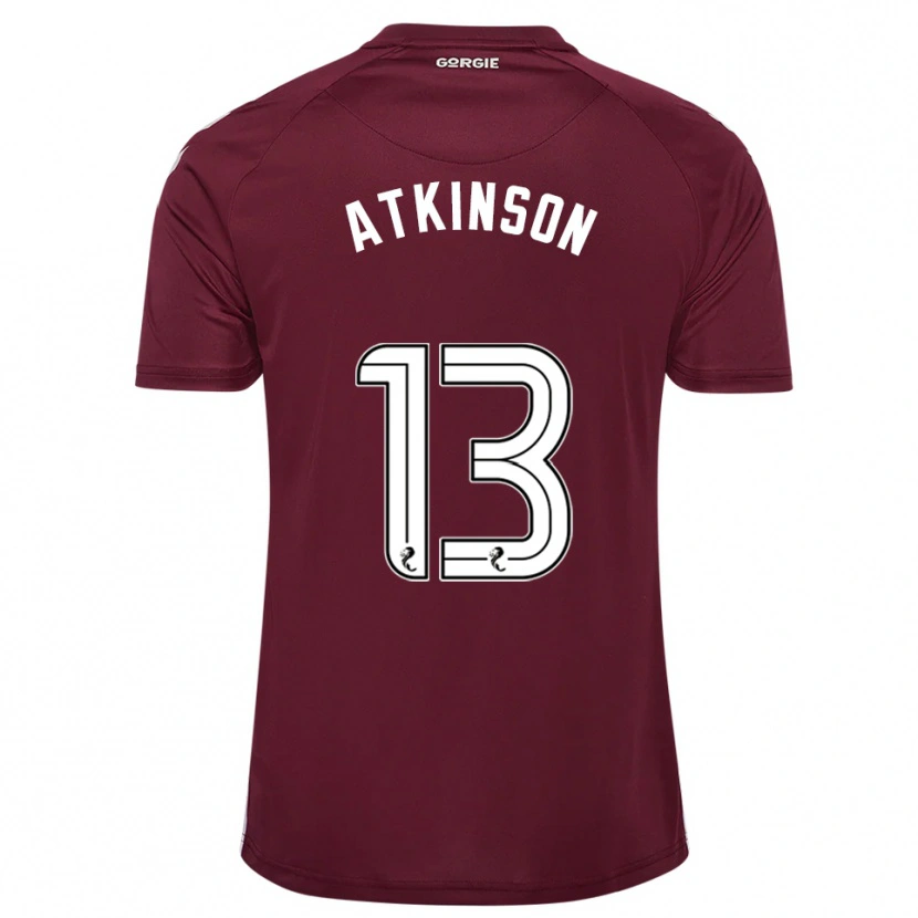 Danxen Kid Nathaniel Atkinson #13 Burgundy White Home Jersey 2025/26 T-Shirt