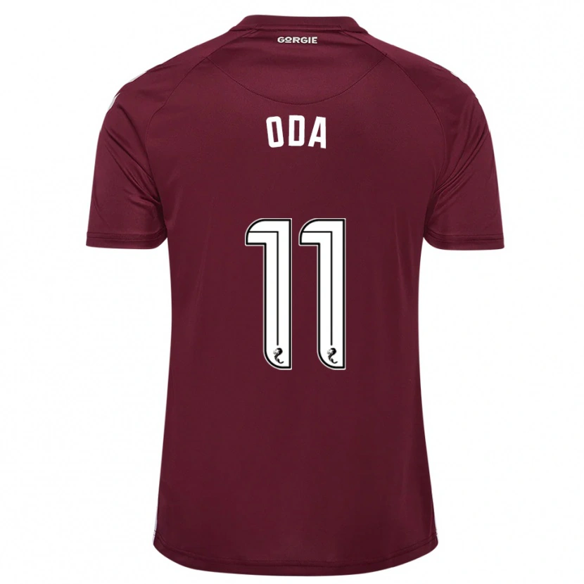 Danxen Kid Yutaro Oda #11 Burgundy White Home Jersey 2025/26 T-Shirt