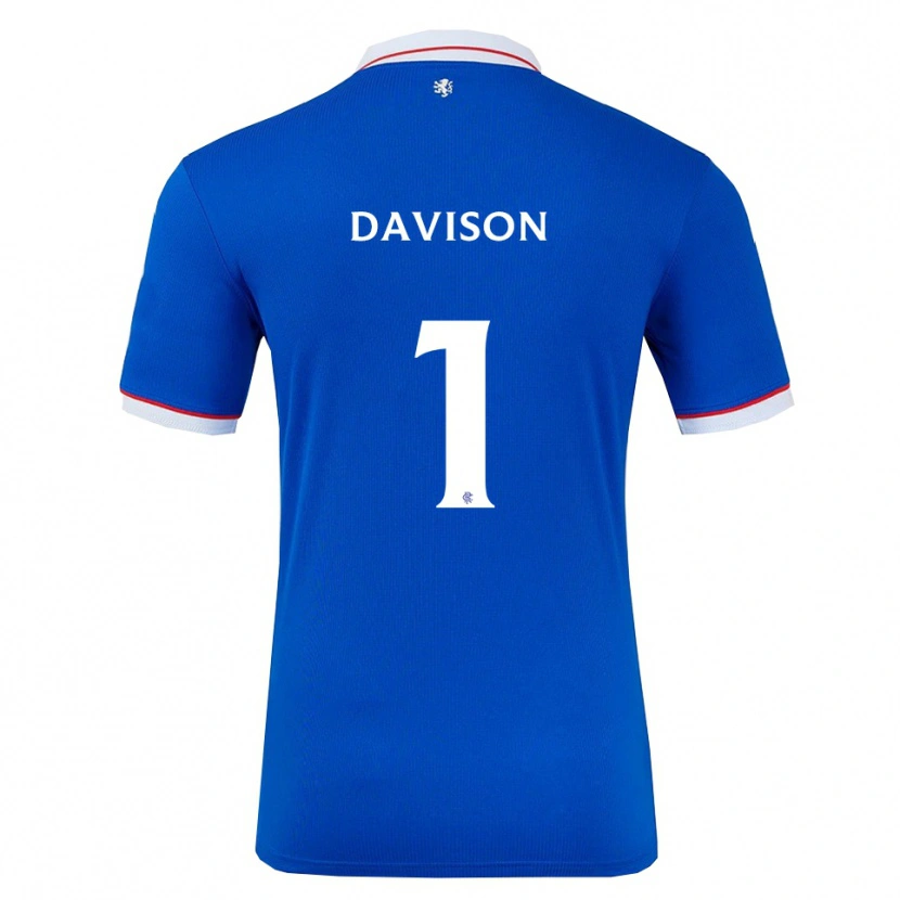 Danxen Kid Hannah Davison #1 Blue White Home Jersey 2025/26 T-Shirt