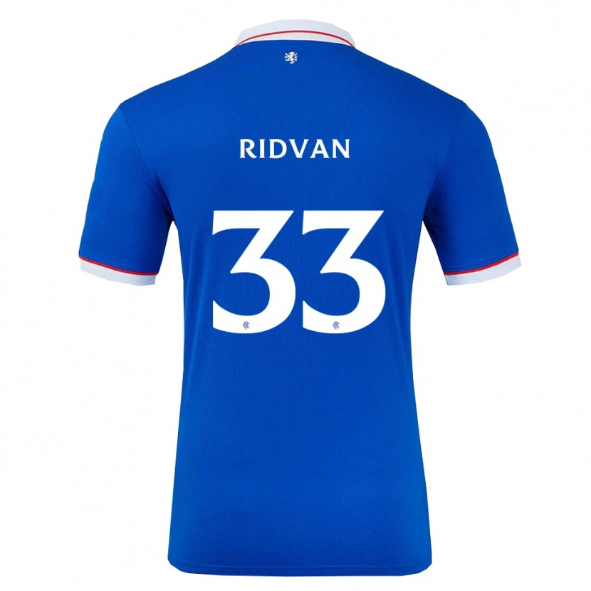Danxen Kid Rıdvan Yılmaz #33 Blue White Home Jersey 2025/26 T-Shirt