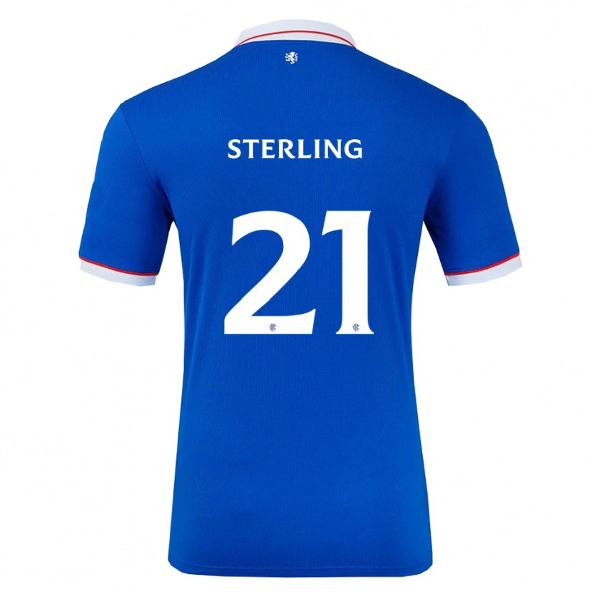 Danxen Kid Dujon Sterling #21 Blue White Home Jersey 2025/26 T-Shirt