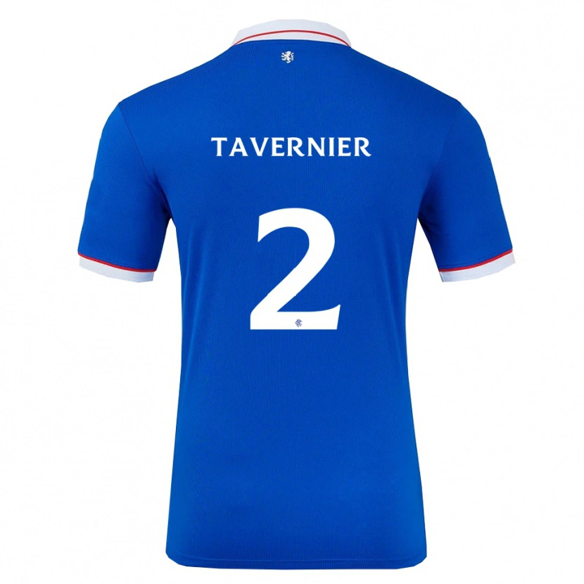 Danxen Kid James Tavernier #2 Blue White Home Jersey 2025/26 T-Shirt