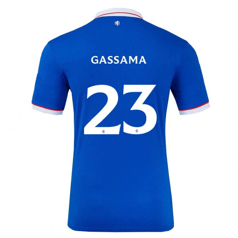 Danxen Kid Djeidi Gassama #23 Blue White Home Jersey 2025/26 T-Shirt