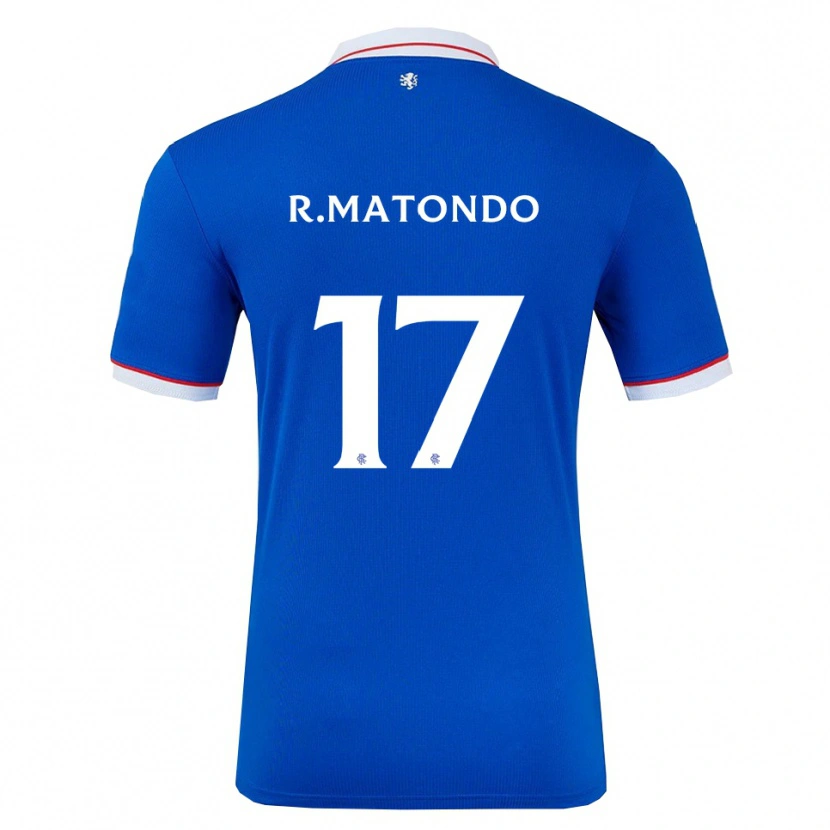 Danxen Kid Rabbi Matondo #17 Blue White Home Jersey 2025/26 T-Shirt