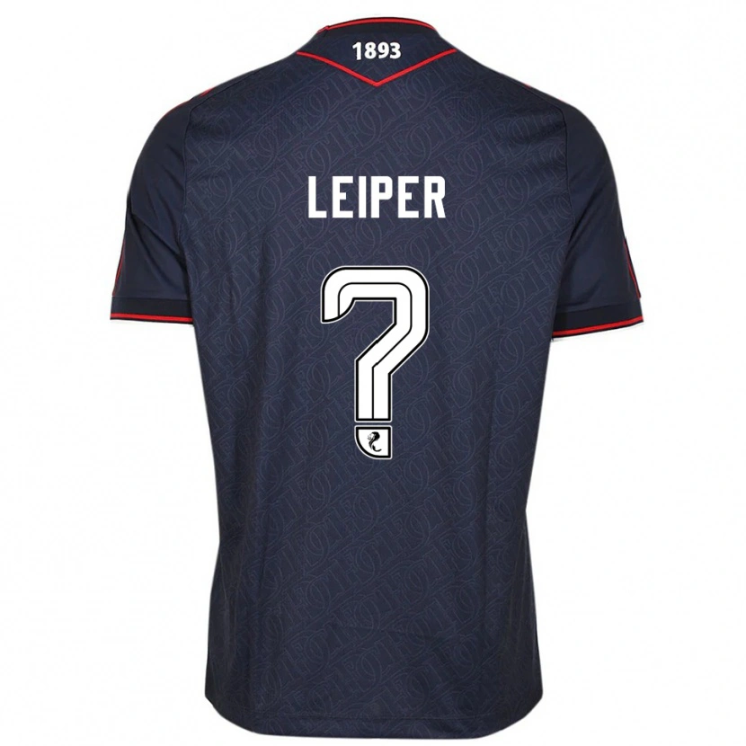 Danxen Kid Ashton Leiper #0 Navy White Home Jersey 2025/26 T-Shirt
