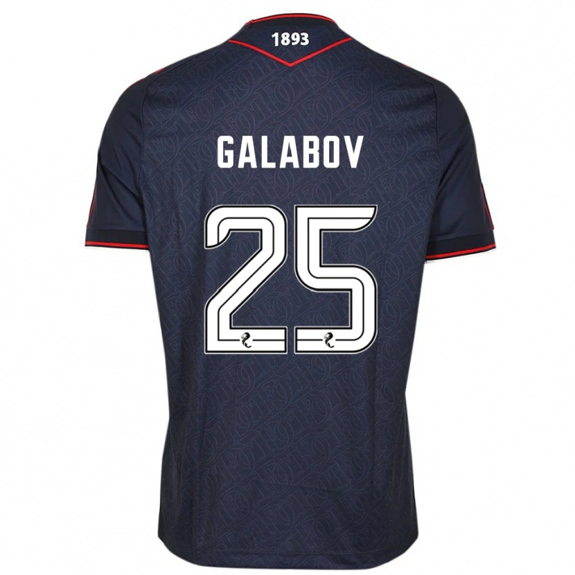 Danxen Kid Plamen Galabov #25 Navy White Home Jersey 2025/26 T-Shirt