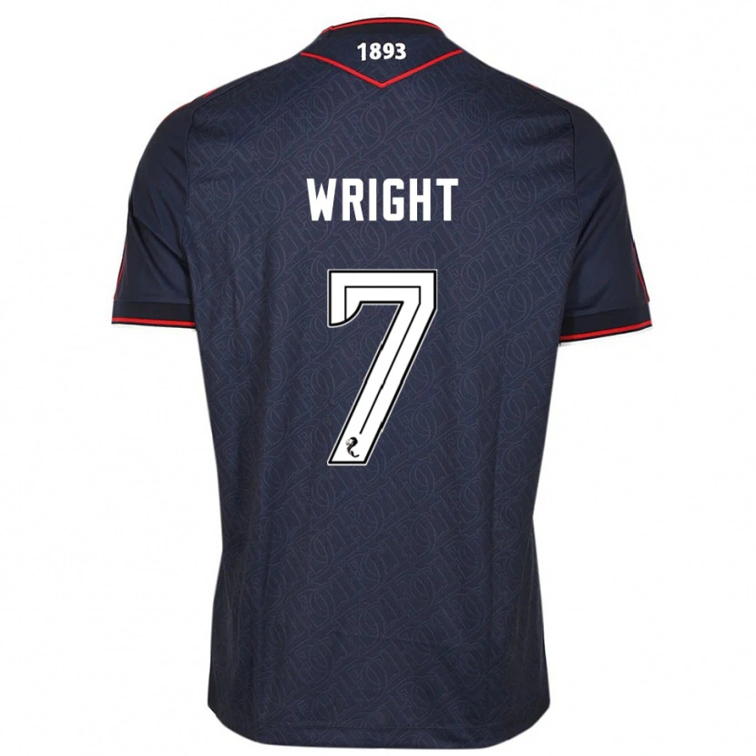 Danxen Kid Drey Wright #7 Navy White Home Jersey 2025/26 T-Shirt