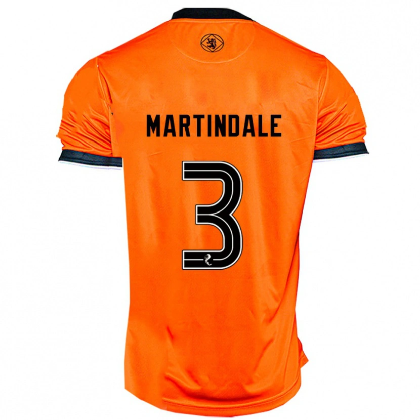 Danxen Kid Amilie Martindale #3 Orange Black Home Jersey 2025/26 T-Shirt