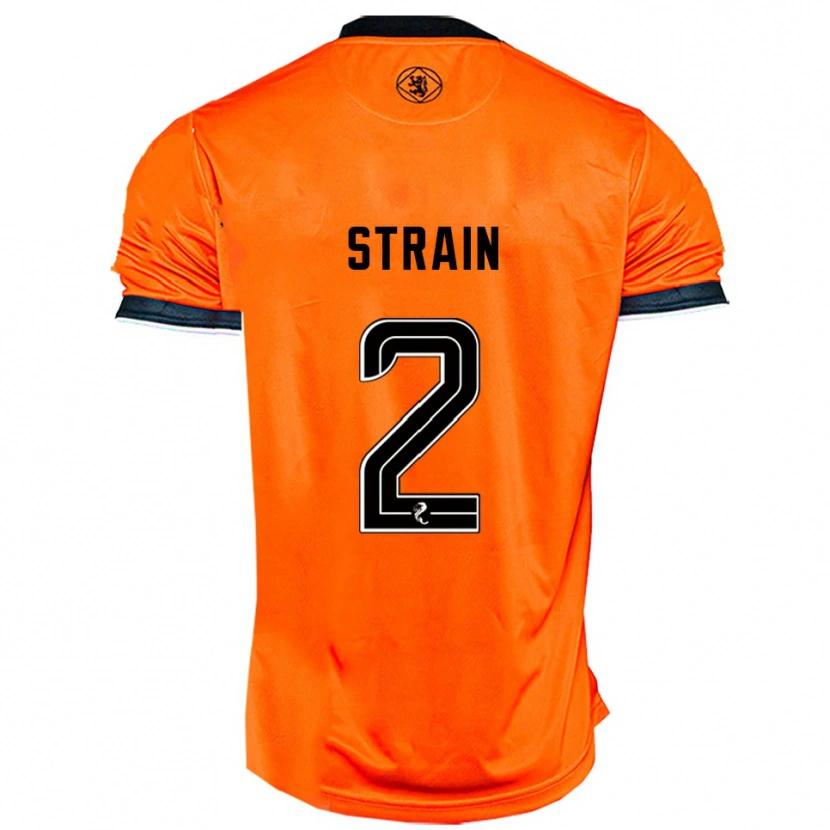 Danxen Kid Ryan Strain #2 Orange Black Home Jersey 2025/26 T-Shirt