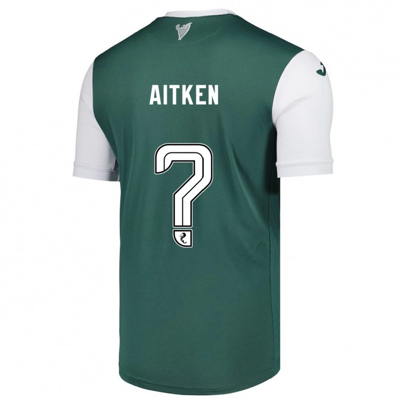 Danxen Kid Conor Aitken #0 Green White Home Jersey 2025/26 T-Shirt